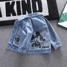 Charger l&#39;image dans la galerie, Veste en jean Mickey mouse
