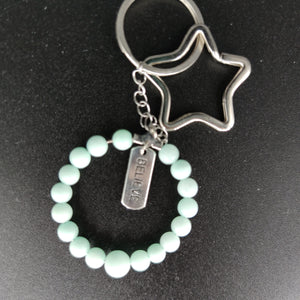 Porte-clés believe amazonite