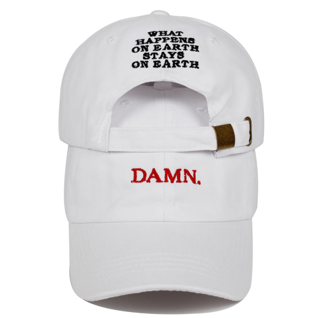 Casquette blanche Damn