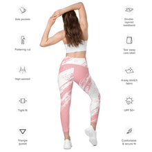 Charger l&#39;image dans la galerie, Leggings avec poches rose
