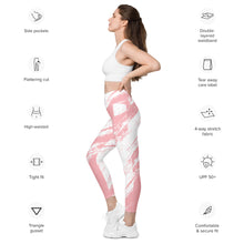 Charger l&#39;image dans la galerie, Leggings avec poches rose
