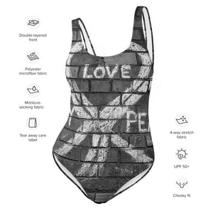 Maillot de Bain 1 Pièce Peace