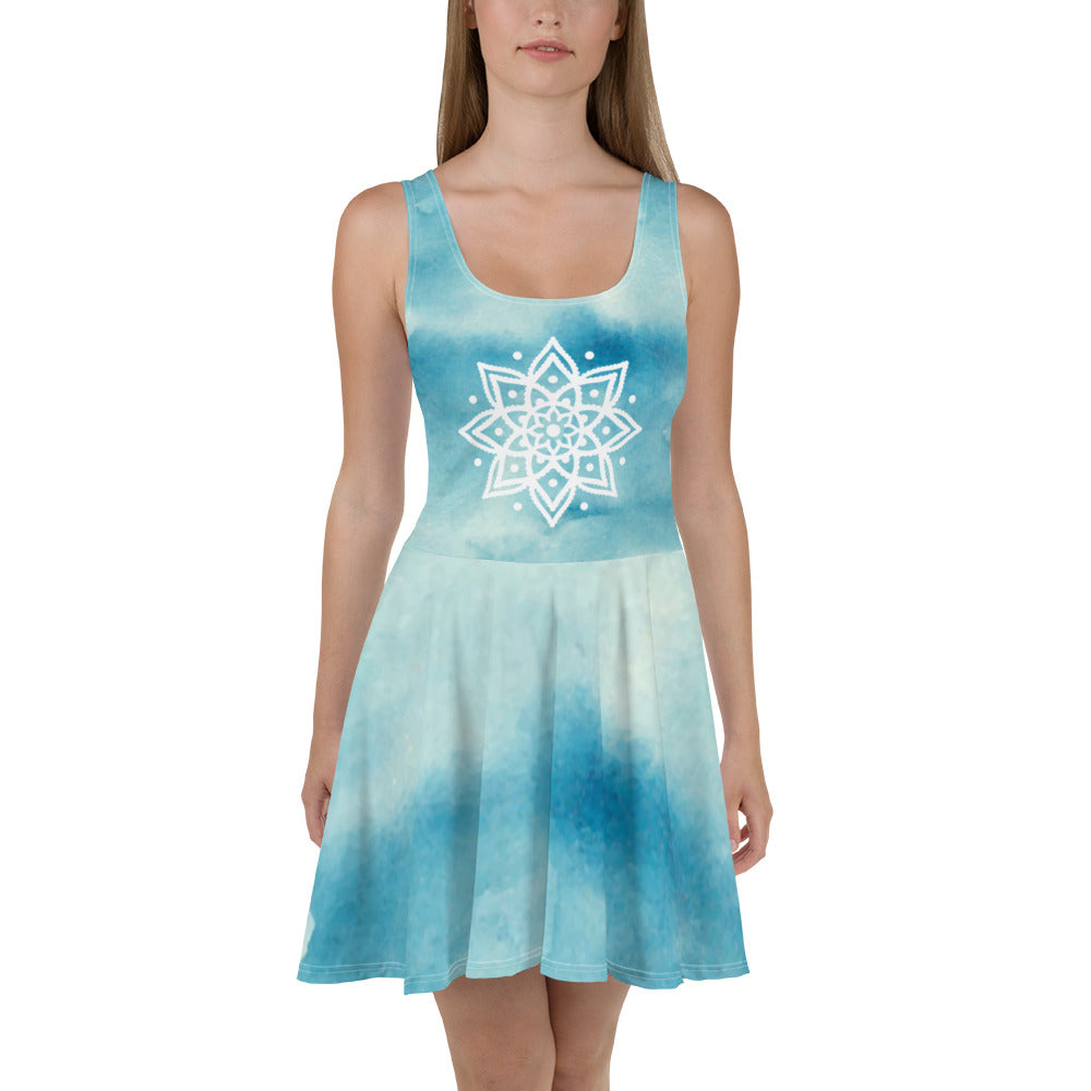 Robe Patineuse effet tye and dye