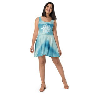 Robe Patineuse effet tye and dye