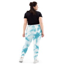 Charger l&#39;image dans la galerie, Pantalon de Jogging bleu effet tye and dye
