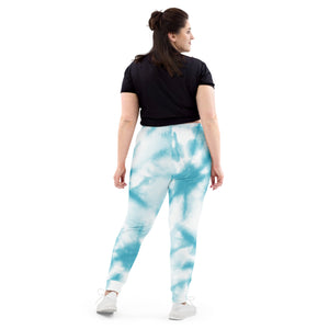 Pantalon de Jogging bleu effet tye and dye