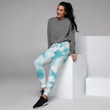 Charger l&#39;image dans la galerie, Pantalon de Jogging bleu effet tye and dye
