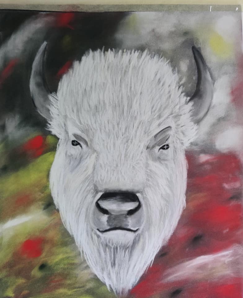 Bison pastel sec