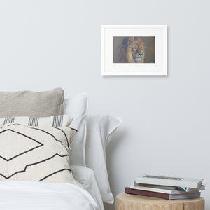 Poster  Encadré Lion