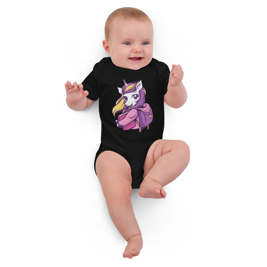 Body en coton bio licorne