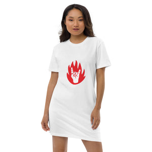 Robe t-shirt en coton bio Metal