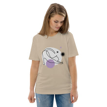 Charger l&#39;image dans la galerie, T-shirt unisexe en coton biologique chat
