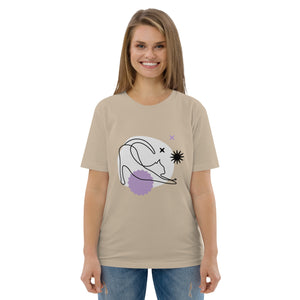 T-shirt unisexe en coton biologique chat