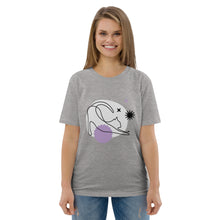 Charger l&#39;image dans la galerie, T-shirt unisexe en coton biologique chat
