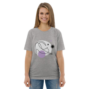 T-shirt unisexe en coton biologique chat