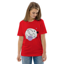 Charger l&#39;image dans la galerie, T-shirt unisexe en coton biologique chat
