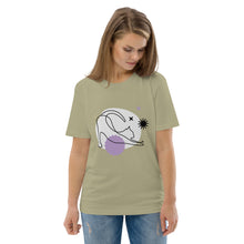 Charger l&#39;image dans la galerie, T-shirt unisexe en coton biologique chat
