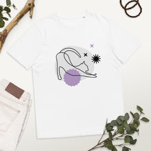 Charger l&#39;image dans la galerie, T-shirt unisexe en coton biologique chat
